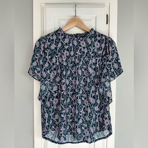 Ann Taylor || Floral Print Blouse